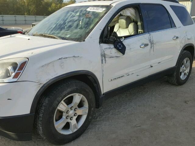 1GKER33738J210611 - 2008 GMC ACADIA SLT თეთრი ფოტო 9