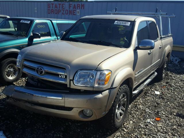 5TBET34155S491082 - 2005 TOYOTA TUNDRA BEIGE photo 2