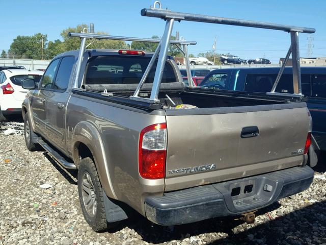 5TBET34155S491082 - 2005 TOYOTA TUNDRA BEIGE photo 3