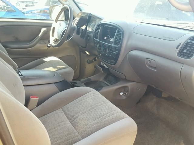 5TBET34155S491082 - 2005 TOYOTA TUNDRA BEIGE photo 5