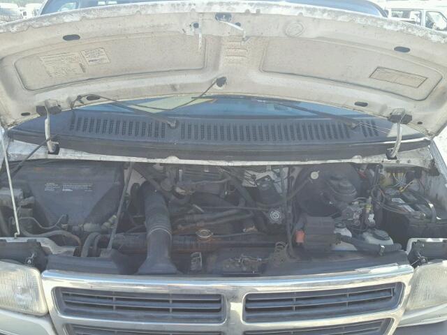 2B6HB21Z8SK509250 - 1995 DODGE RAM VAN B2 WHITE photo 7