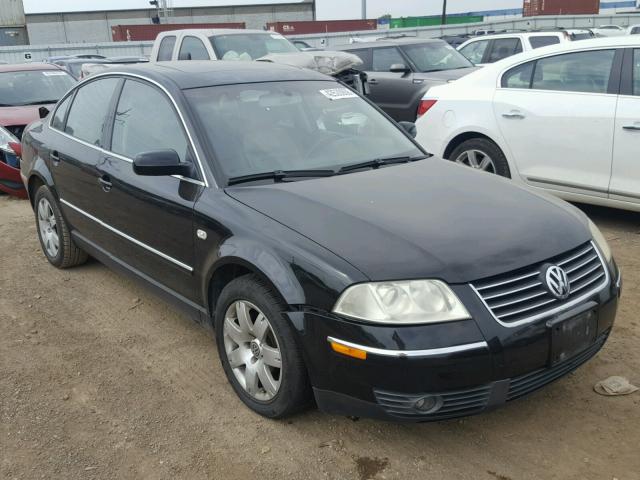 WVWRH63B23P341265 - 2003 VOLKSWAGEN PASSAT GLX BLACK photo 1