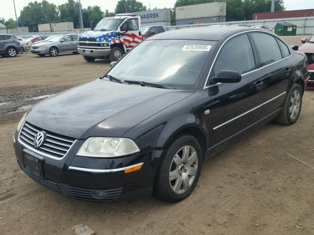 WVWRH63B23P341265 - 2003 VOLKSWAGEN PASSAT GLX BLACK photo 2