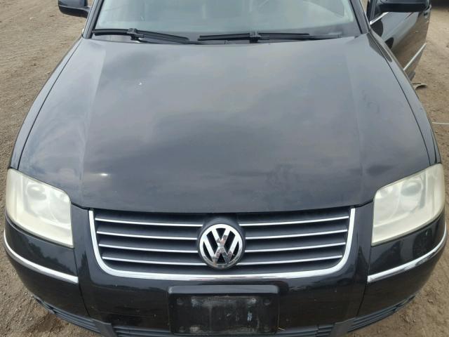 WVWRH63B23P341265 - 2003 VOLKSWAGEN PASSAT GLX BLACK photo 7