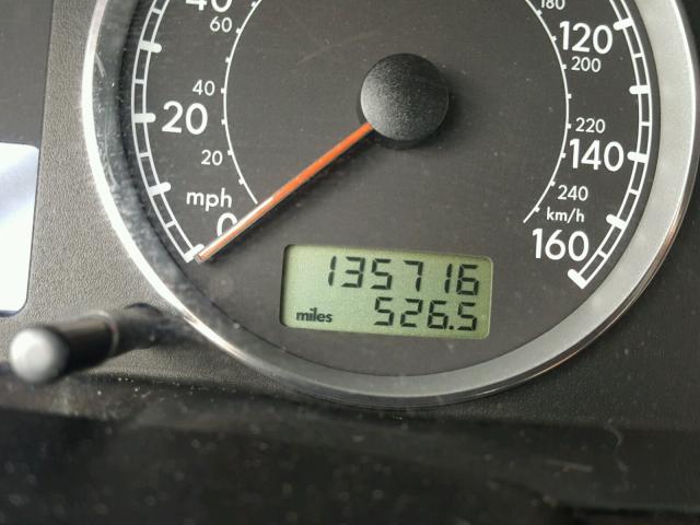 WVWRH63B23P341265 - 2003 VOLKSWAGEN PASSAT GLX BLACK photo 8