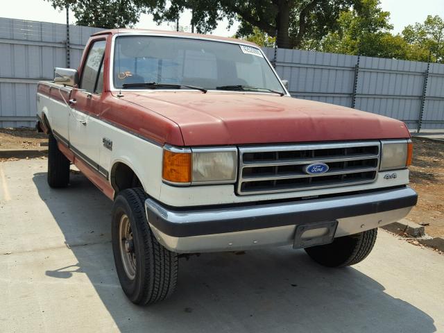 1FTEF26H5MPA52637 - 1991 FORD F250 RED photo 1