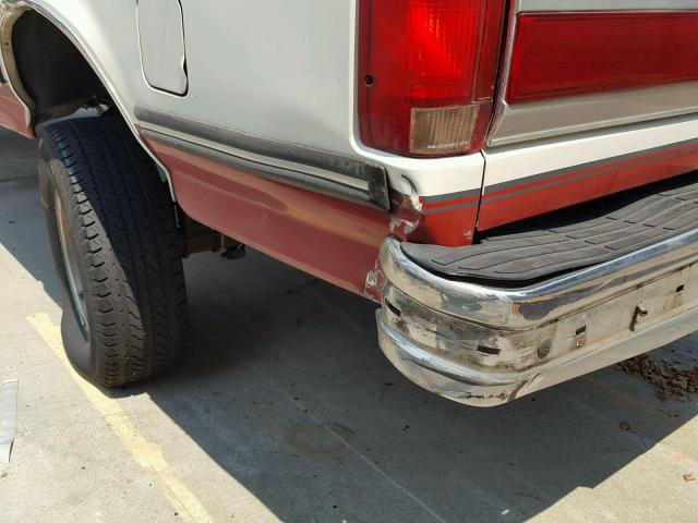 1FTEF26H5MPA52637 - 1991 FORD F250 RED photo 9