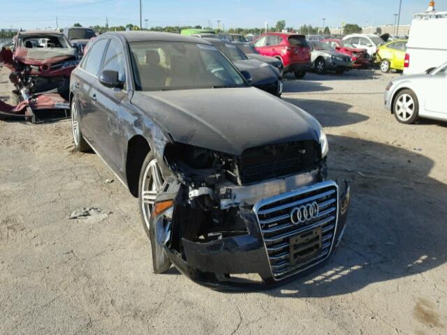 WAURGAFD8DN002295 - 2013 AUDI A8 L QUATT BLUE photo 1