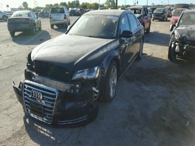 WAURGAFD8DN002295 - 2013 AUDI A8 L QUATT BLUE photo 2