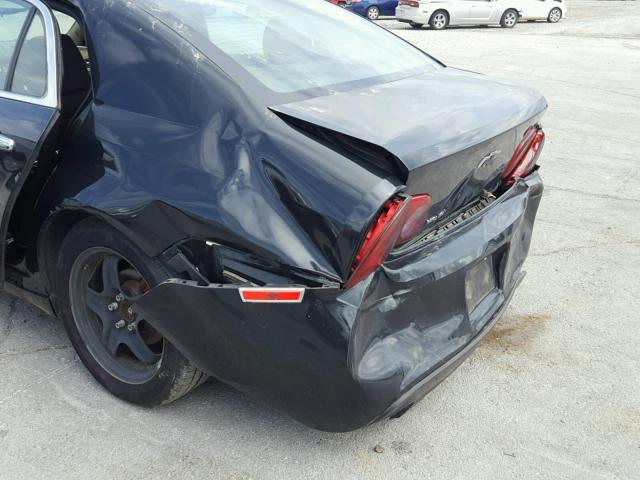 1G1ZB5E0XCF294654 - 2012 CHEVROLET MALIBU LS შავი ფოტო 9