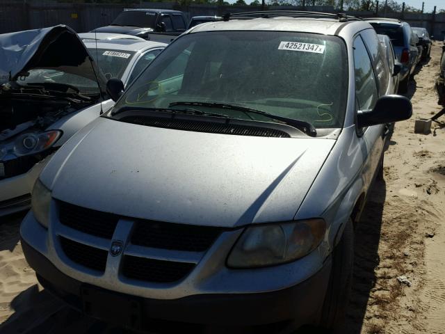 1D4GP25333B162791 - 2003 DODGE CARAVAN SE GRAY photo 2