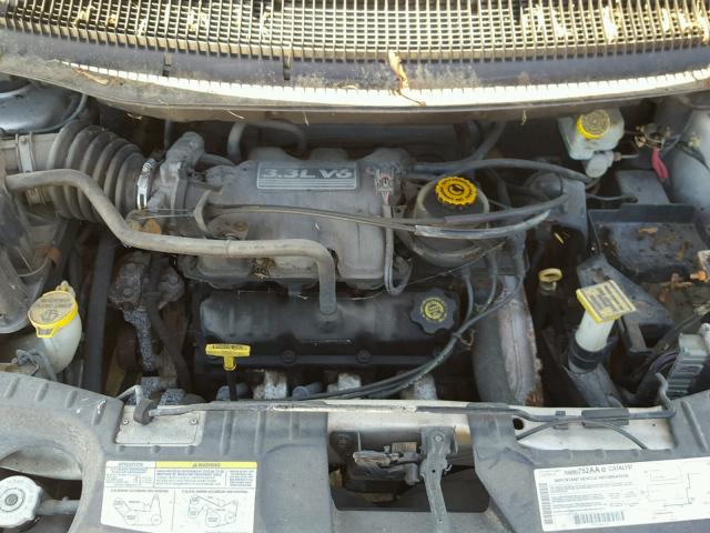 1D4GP25333B162791 - 2003 DODGE CARAVAN SE GRAY photo 7