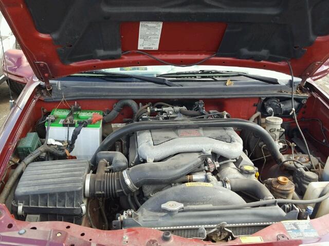 2CNBE634426903978 - 2002 CHEVROLET TRACKER LT MAROON photo 7