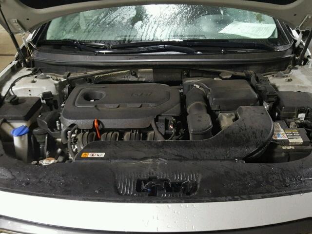 5NPE34AF2FH099620 - 2015 HYUNDAI SONATA SILVER photo 7