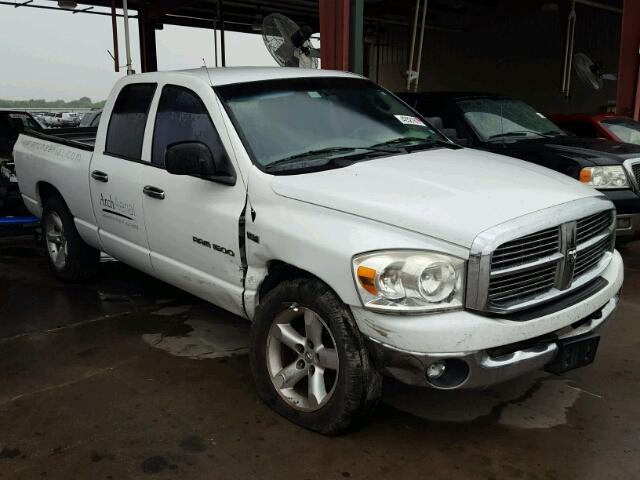 1D7HU18267S204518 - 2007 DODGE RAM 1500 S WHITE photo 1