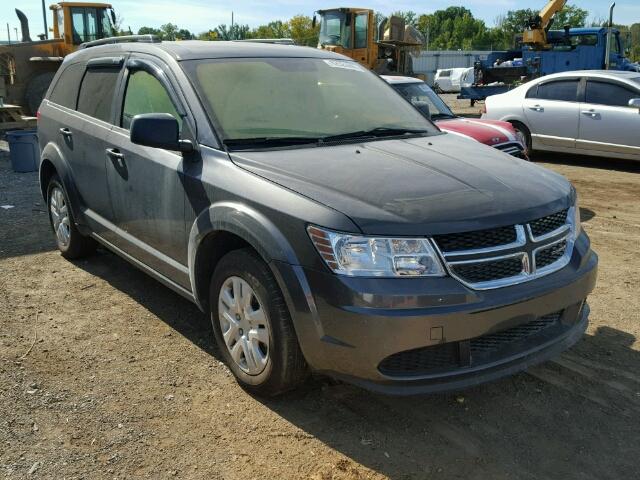 3C4PDCAB1HT673964 - 2017 DODGE JOURNEY SE GRAY photo 1