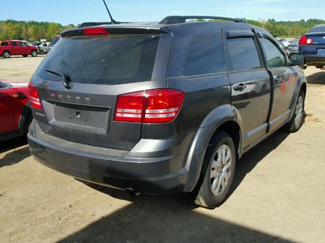 3C4PDCAB1HT673964 - 2017 DODGE JOURNEY SE GRAY photo 4