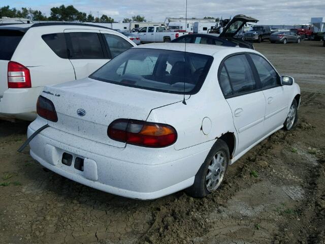 1G1NE52M7X6269195 - 1999 CHEVROLET MALIBU LS WHITE photo 4