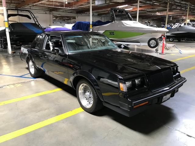 1G4GJ1172HP413761 - 1987 BUICK REGAL 黑色 照片 2