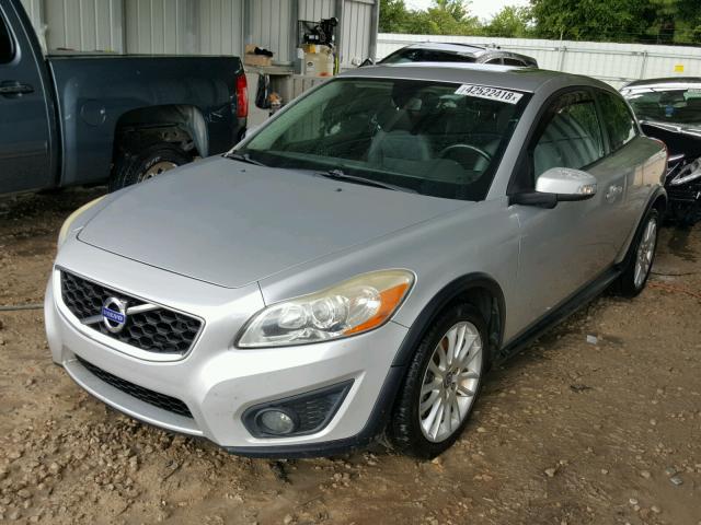 YV1672MK1B2209388 - 2011 VOLVO C30 T5 SILVER photo 2