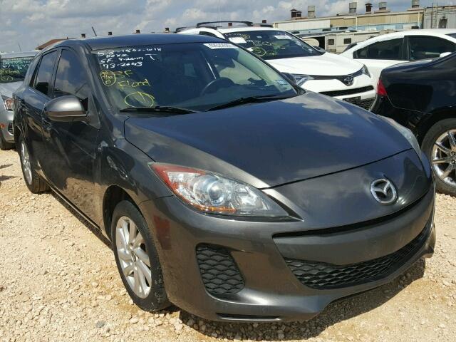 JM1BL1L79D1732643 - 2013 MAZDA 3 GRAY photo 1