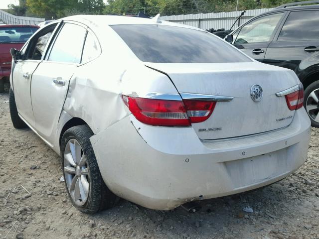 1G4PR5SK1D4136499 - 2013 BUICK VERANO CON WHITE photo 3