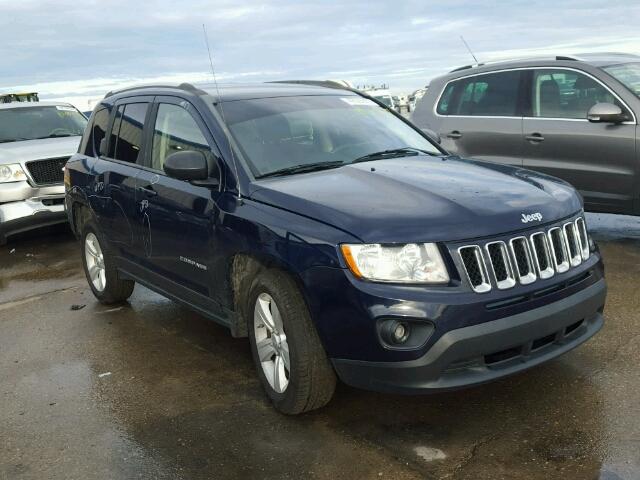 1C4NJCBA1CD678652 - 2012 JEEP COMPASS SP BLUE photo 1