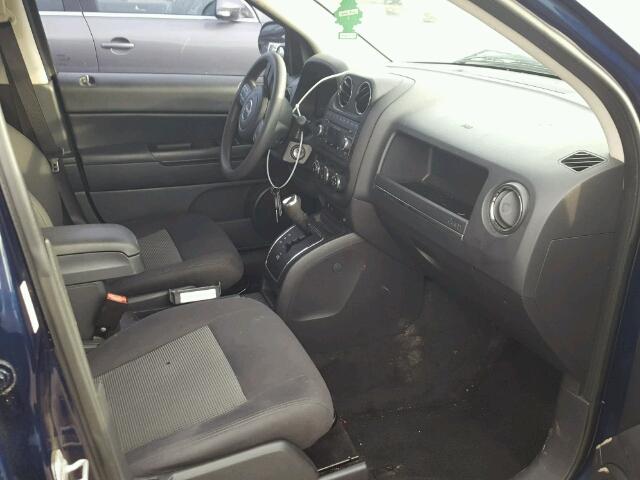 1C4NJCBA1CD678652 - 2012 JEEP COMPASS SP BLUE photo 5