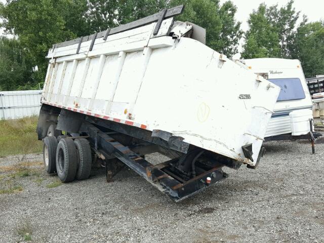 7006 - 1969 DUMP TRAILER WHITE photo 1