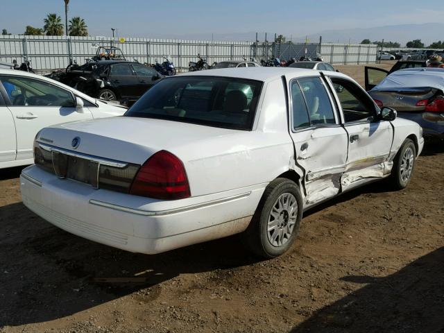 2MEFM74V67X638406 - 2007 MERCURY GRAND MARQ WHITE photo 4