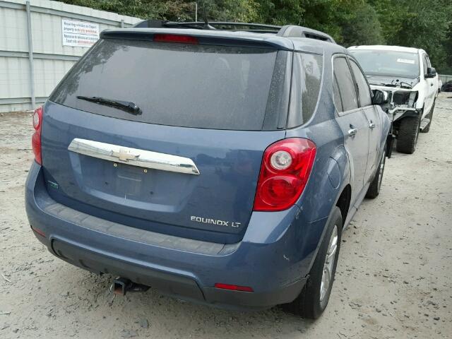 2GNALDEK8C6141477 - 2012 CHEVROLET EQUINOX LT BLUE photo 4