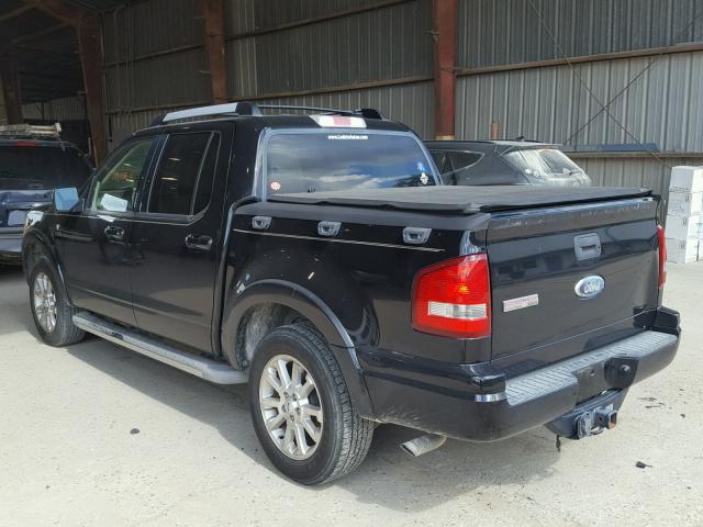 1FMEU33827UA32038 - 2007 FORD EXPLORER S BLACK photo 3