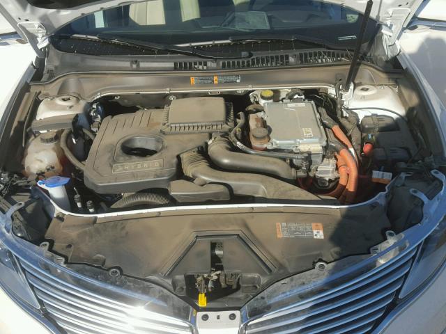 3LN6L2LU1GR612936 - 2016 LINCOLN MKZ Սպիտակ լուսանկար 7