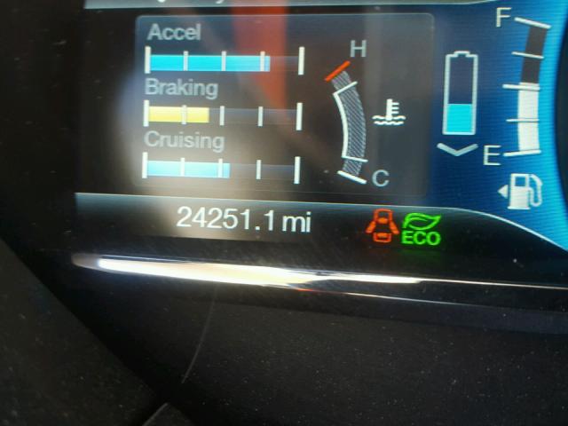 3LN6L2LU1GR612936 - 2016 LINCOLN MKZ Սպիտակ լուսանկար 8