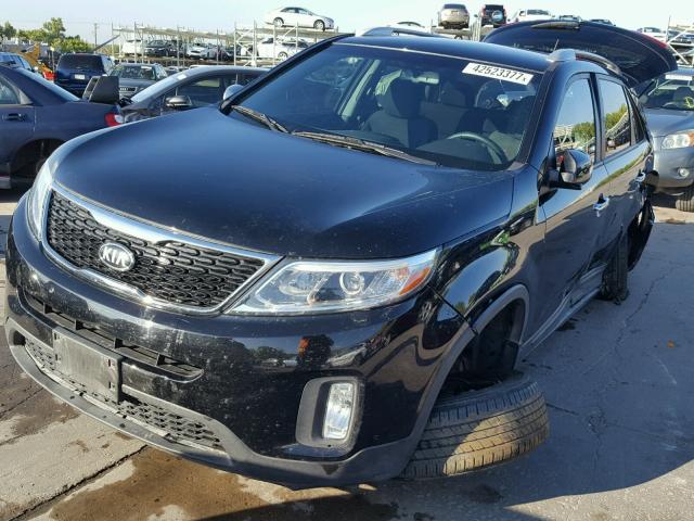 5XYKT4A62FG645861 - 2015 KIA SORENTO LX BLACK photo 2