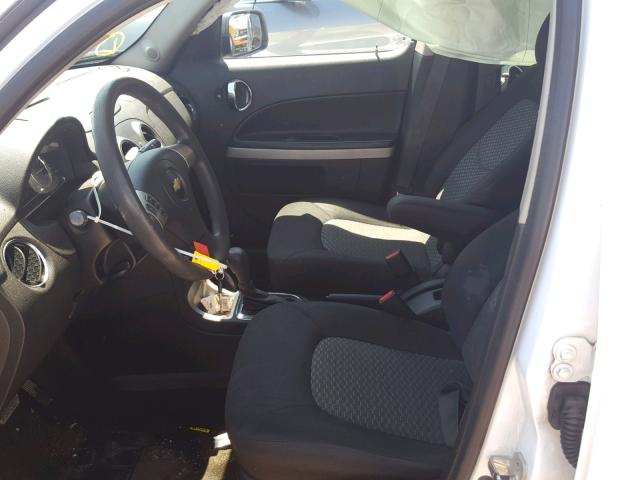 3GNBAADB4AS524180 - 2010 CHEVROLET HHR LS WHITE photo 5