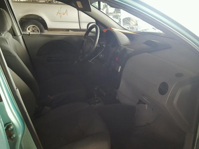 KL1TD52605B317022 - 2005 CHEVROLET AVEO BASE Թիրկույզ լուսանկար 5