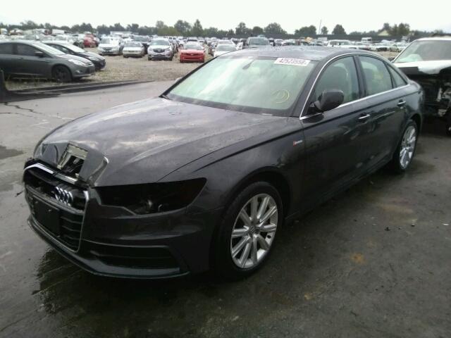 WAUHGAFCXCN094530 - 2012 AUDI A6 PRESTIG CHARCOAL photo 2