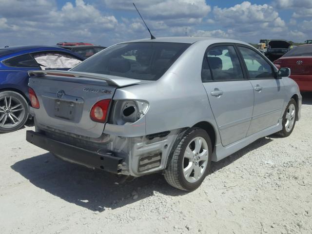 2T1BY32E95C357024 - 2005 TOYOTA COROLLA XR 银色 照片 4