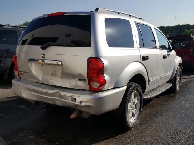 1D8HB582X6F129029 - 2006 DODGE DURANGO LI SILVER photo 4