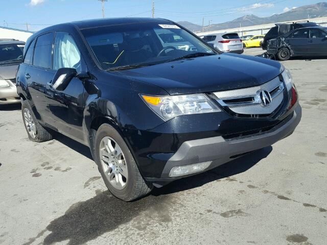 2HNYD28278H525888 - 2008 ACURA MDX BLACK photo 1