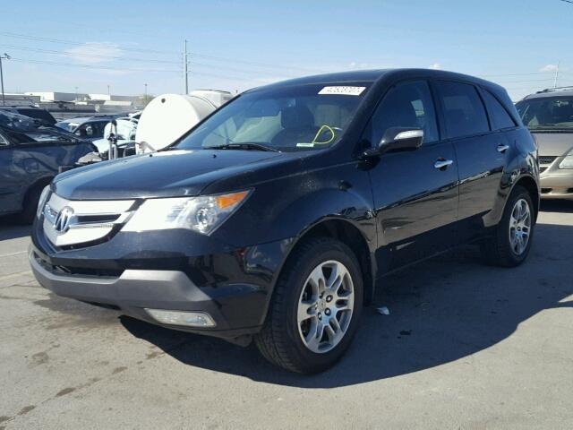 2HNYD28278H525888 - 2008 ACURA MDX BLACK photo 2