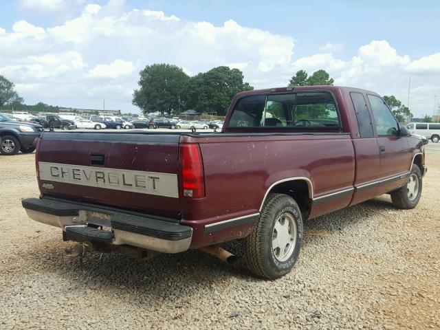 1GCEC19S4TE181375 - 1996 CHEVROLET GMT-400 C1 MAROON photo 4