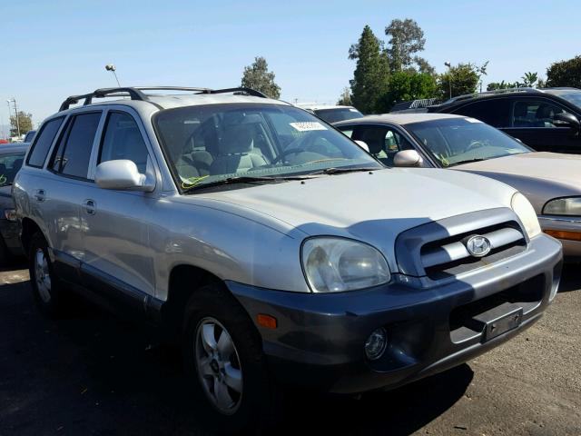 KM8SC13D15U869450 - 2005 HYUNDAI SANTA FE SILVER photo 1