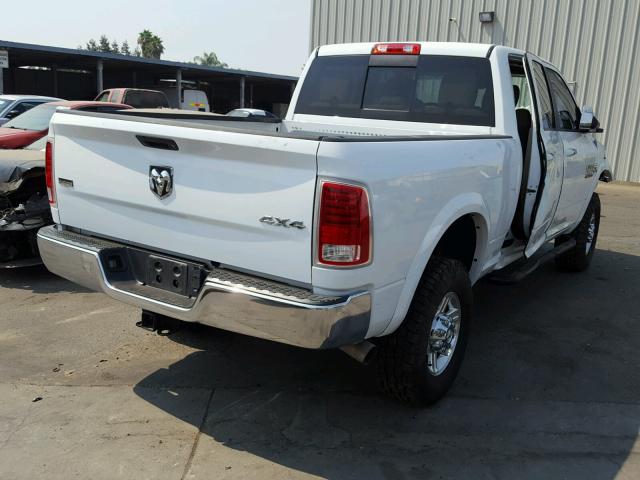 3C6UR5FL5DG594468 - 2013 RAM 2500 LARAM WHITE photo 4