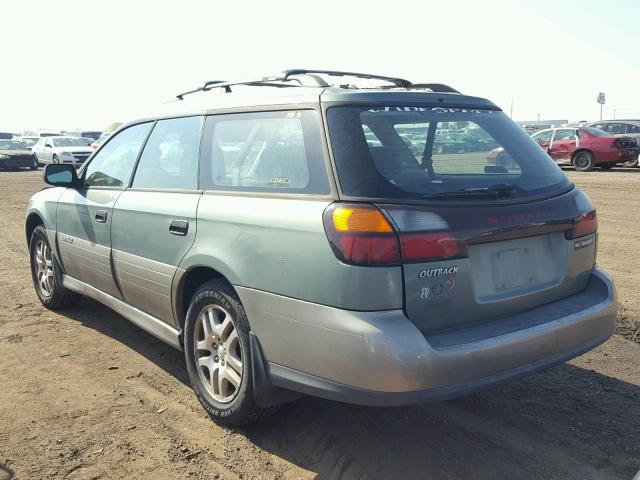 4S3BH675247617984 - 2004 SUBARU LEGACY OUT GREEN photo 3