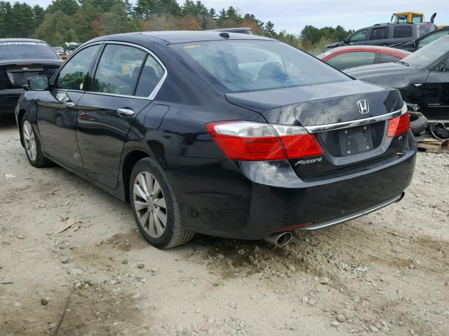 1HGCR3F82DA017028 - 2013 HONDA ACCORD EXL BLACK photo 3