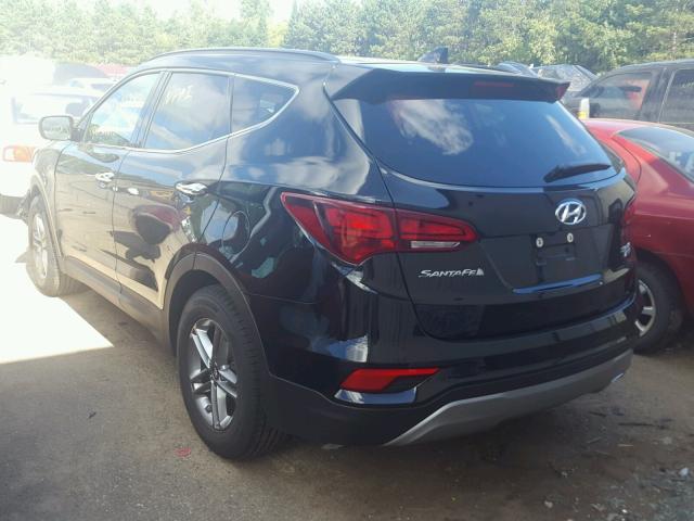 5NMZUDLB1HH031771 - 2017 HYUNDAI SANTA FE S BLACK photo 3