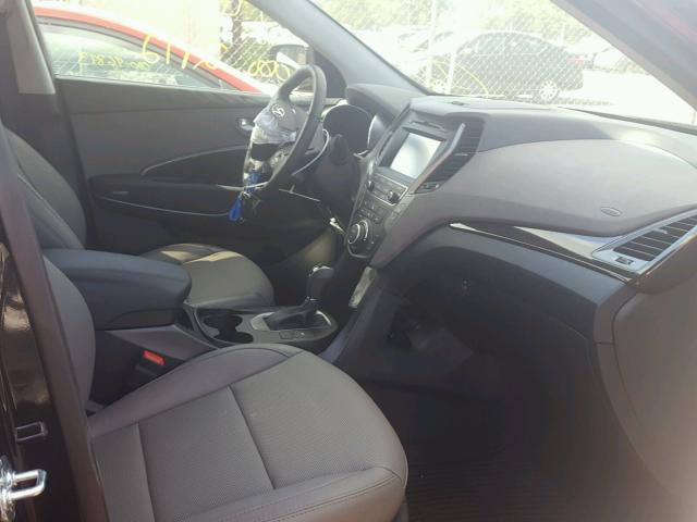 5NMZUDLB1HH031771 - 2017 HYUNDAI SANTA FE S 黑色 照片 5