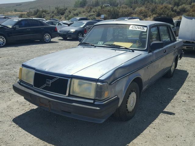 YV1AX8848H1255369 - 1987 VOLVO 244 DL BLUE photo 2